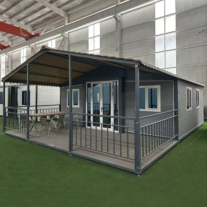 20 fot dubbelvingad expanderbar containerhus prefabricerad mobil boenhet