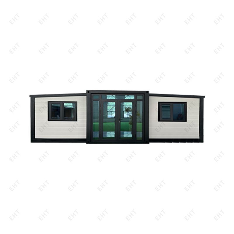 20 fot dubbelvingad expanderbar containerhus prefabricerad mobil boenhet
