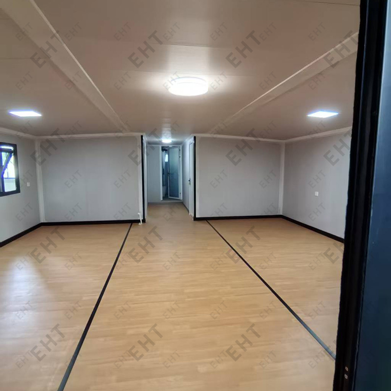 40 fot dubbelvingad expanderbar containerhus prefabricerad modulär boenhet