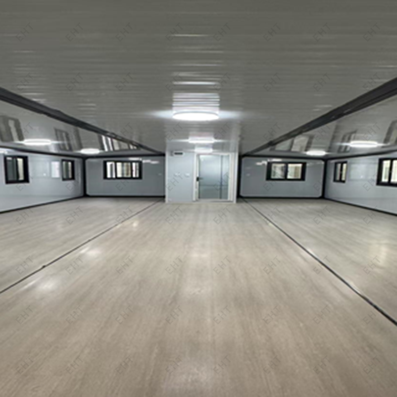 40 fot dubbelvingad expanderbar containerhus prefabricerad modulär boenhet